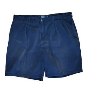 Polo Ralph Lauren Mens Shorts Size 40 Tyler Plated Navy Blue